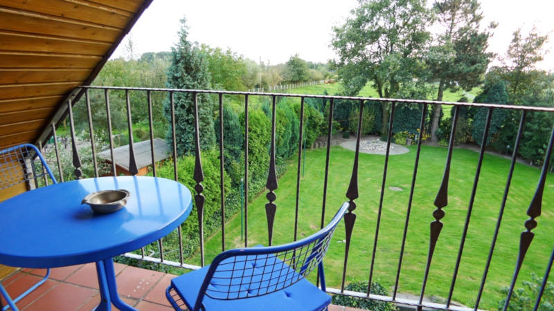 Rheinberg Ferienwohnung Kirchstraße: Blick in den Garten der FeWo