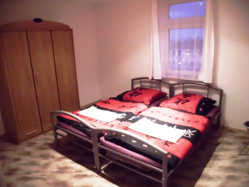 Zwickau Ferienwohnung Oberplanitz: Schlafzimmer als DZ Wohnung 2